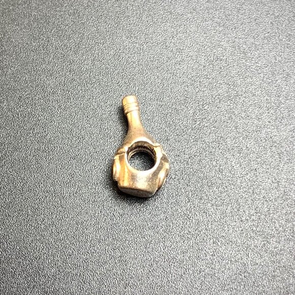 VTG Solid Sterling Silver 925 Chilled Wine Slide Charm Size 0.5" Length - Picture 3 of 10
